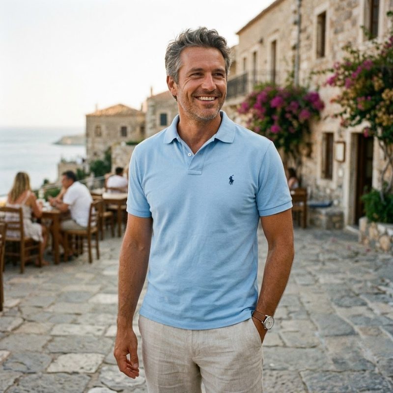 Polo Shirt Héritage porté